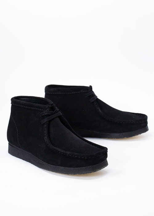 Clarks Wallabee Boot Black Suede (26155517)