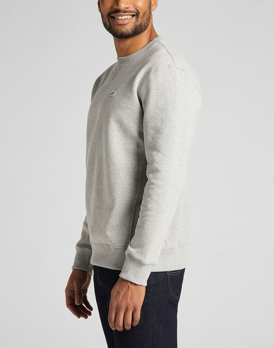 LEE PLAIN CREW SWS GREY MELE 