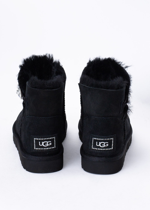 UGG W Mini Bailey Button Bling (1016554-BLK)