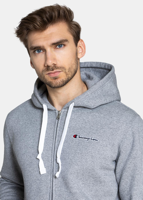 Champion Organic Cotton Blend Small Script Logo Zip-Up (216477-EM525)