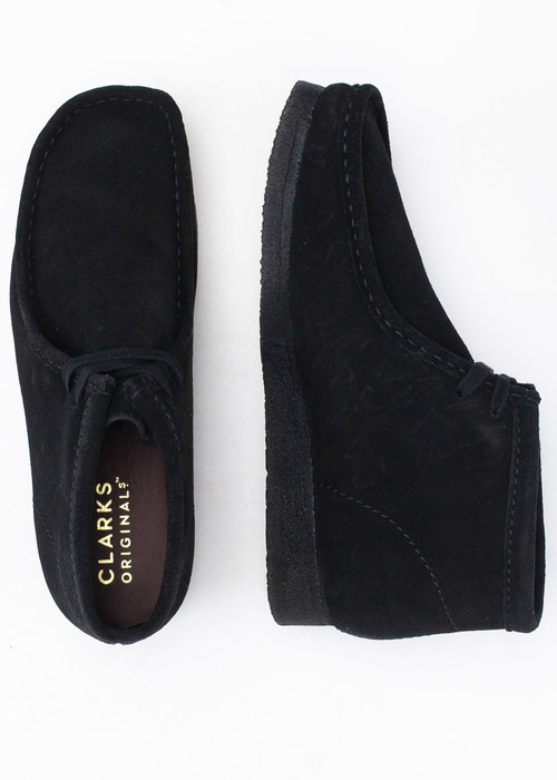 Clarks Wallabee Boot Black Suede (26155517)