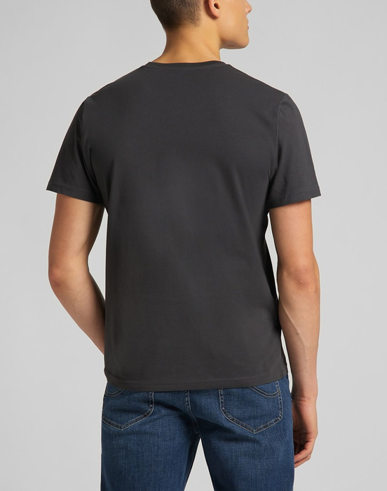 LEE SS PATCH LOGO TEE WASHED BLACK 