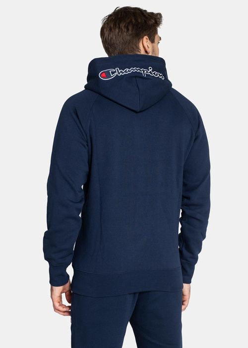 Champion Organic Cotton Blend Half Zip-Up Script Logo Hoodie (216483-BS538)