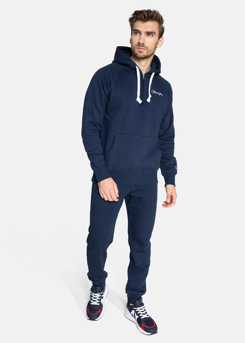 Champion Organic Cotton Blend Half Zip-Up Script Logo Hoodie (216483-BS538)