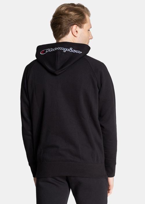 Champion Organic Cotton Blend Half Zip-Up Script Logo Hoodie (216483-KK001)