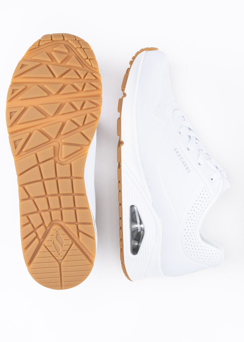SKECHERS UNO STAND ON AIR 73690-WHT 