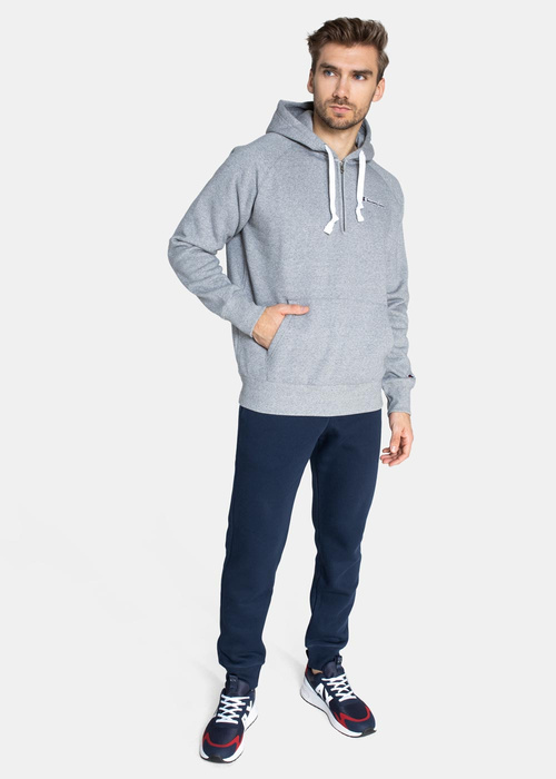 Champion Organic Cotton Blend Half Zip-Up Script Logo Hoodie (216483-EM525)