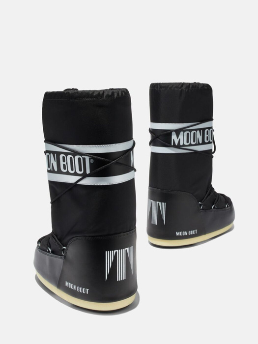 Moon Boot ICON BLACK  NYLON BOOTS