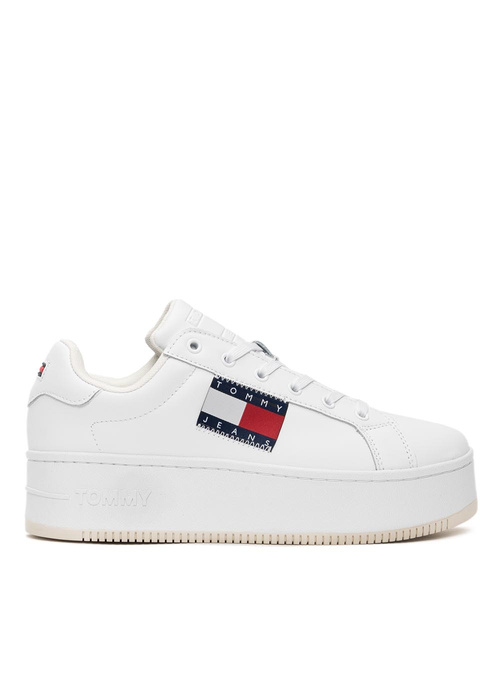 Sneakersy Tommy Jeans Flatform Flag Branding (EN0EN01504-YBR)