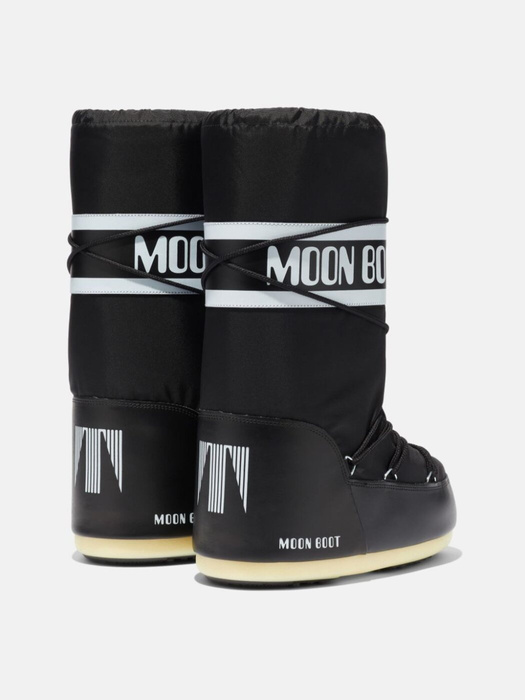 Moon Boot ICON BLACK  NYLON BOOTS