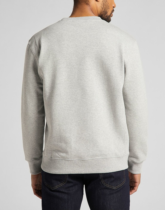 LEE PLAIN CREW SWS GREY MELE 