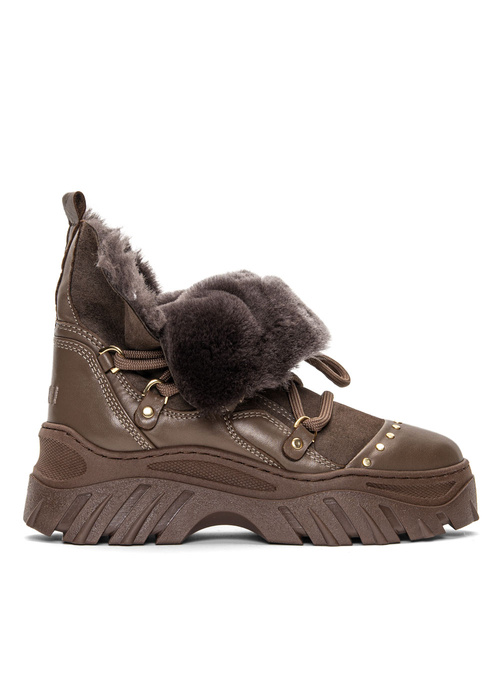 INUIKII Sneaker Trekking Plain Taupe (70202-114)