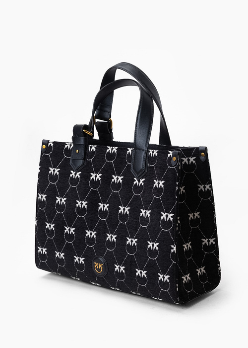 PINKO BOX SHOPPING ORIZZONTALE JACQUARD