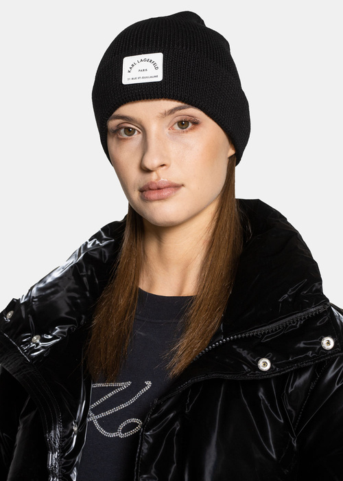 Karl Lagerfeld Rue St Guillaume Beanie (205W3408-999)