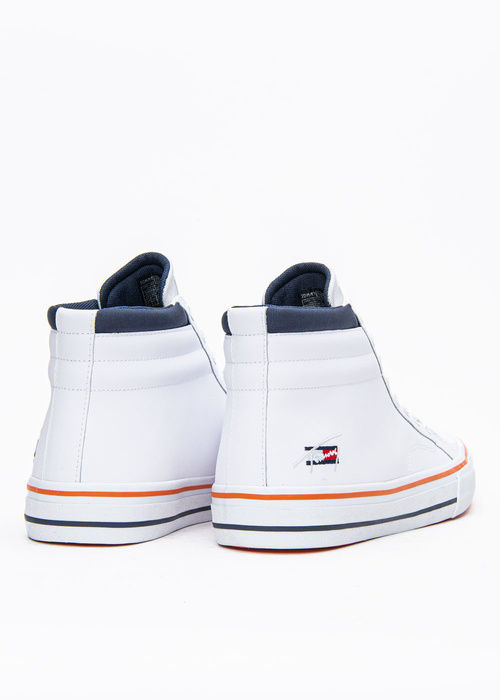 Sneakers Tommy Jeans Long Lace Midcut Leather Tjm (EM0EM00803-YBR)