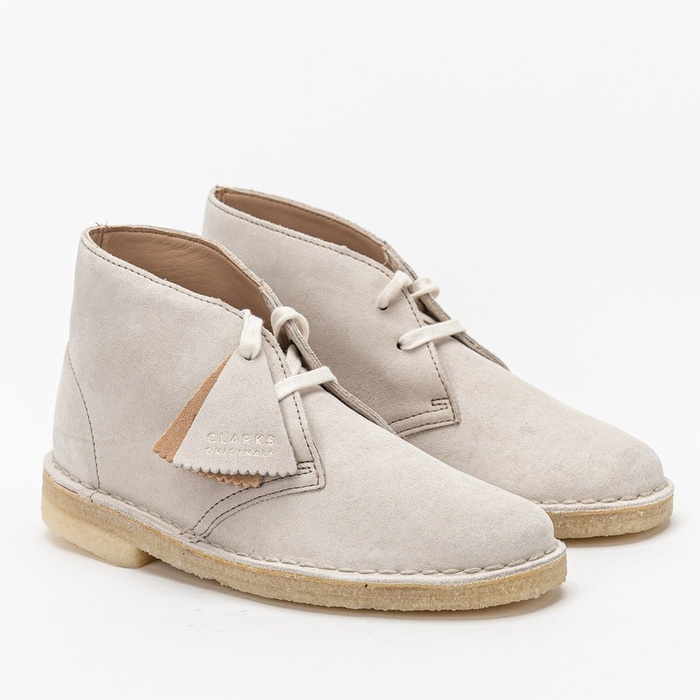 Clarks Desert Boot Off White Suede (261566904)