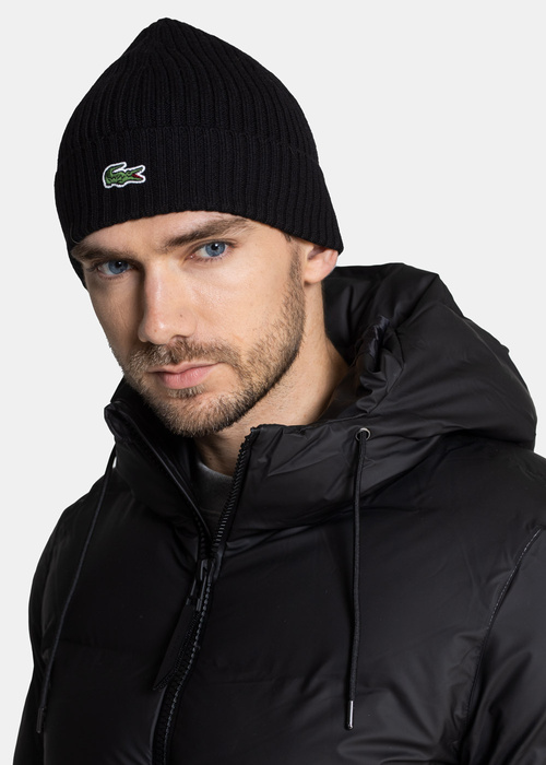 Lacoste Ribbed Wool Beanie (RB4162-031)