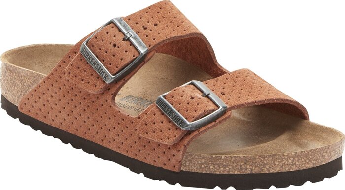 BIRKENSTOCK ARIZONA LEVE DOTTED BURNT ORANGE  