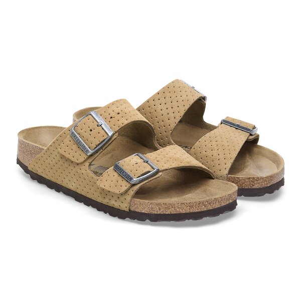 BIRKENSTOCK ARIZONA LEVE DOTTED NEW BEIGE  