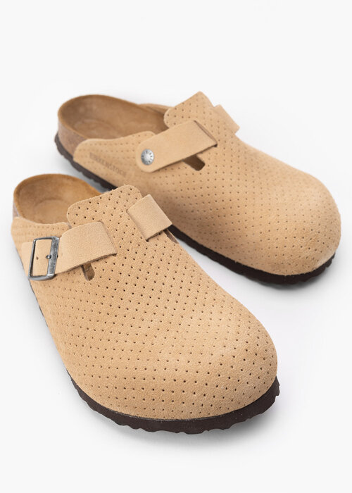 BIRKENSTOCK BOSTON LEVE DOTTED NEW BEIGE