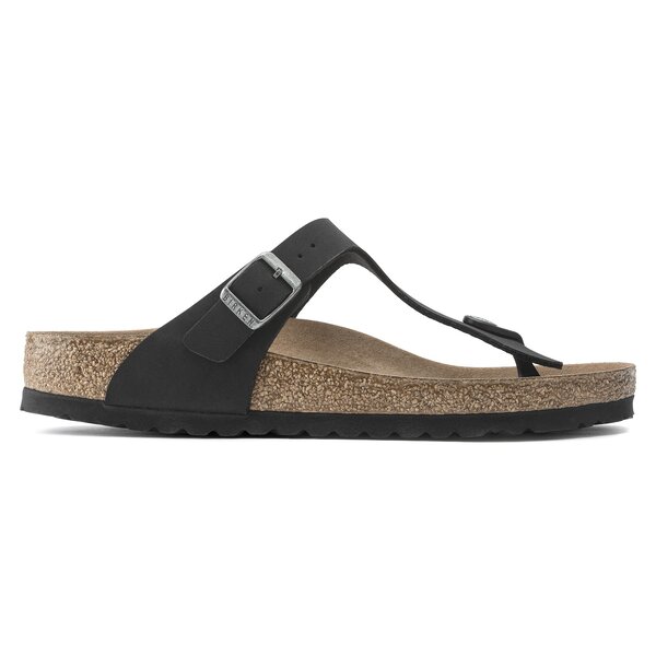 BIRKENSTOCK GIZEH BFBC EARTHY VEGAN BLACK VEG  