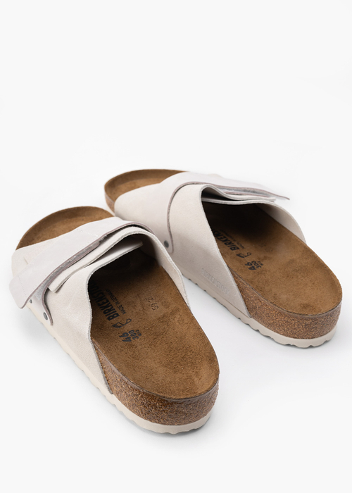 BIRKENSTOCK KYOTO LENB/LEVE ANTIQUE WHITE