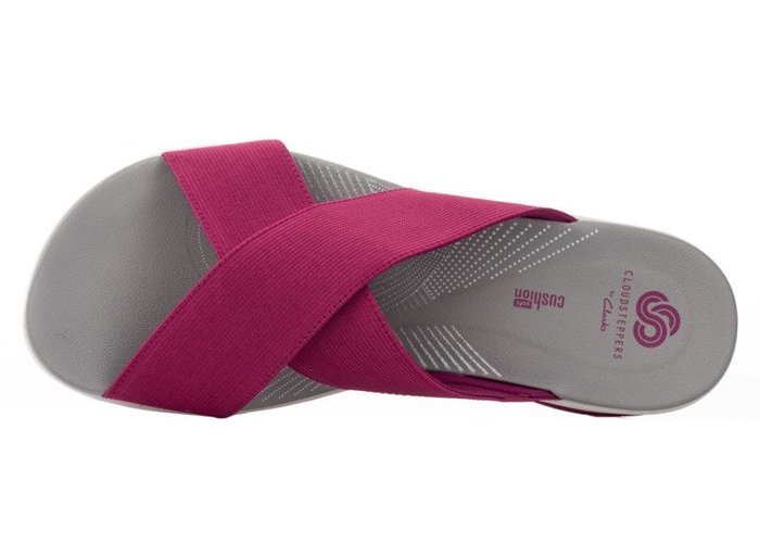 Clarks Arla Elin Rosa - Klapki (261409804)