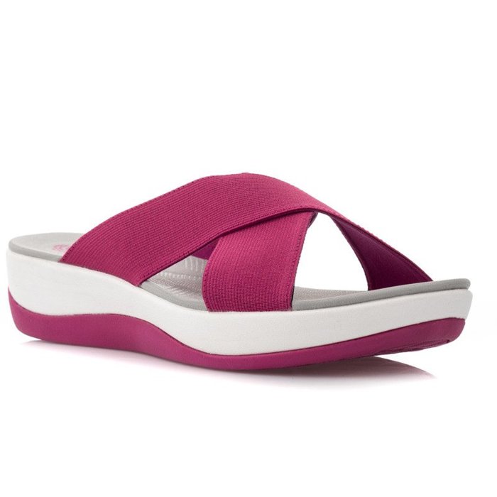 Clarks Arla Elin Rosa - Klapki (261409804)