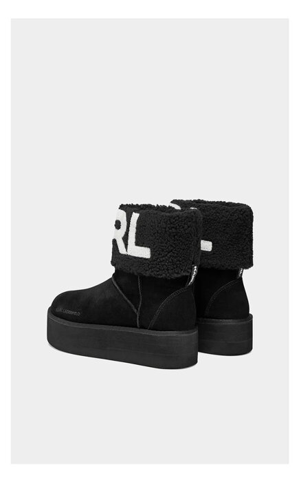 KARL LAGERFELD THERMO KARL LOGO ANKLE BOOT