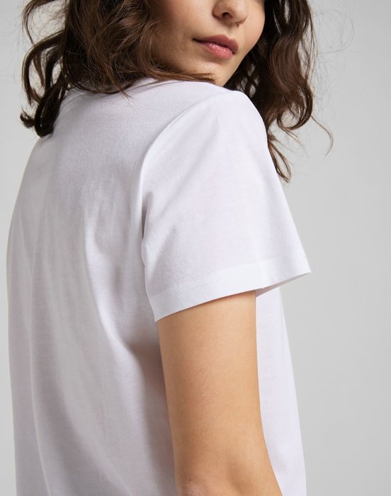 LEE LOGO TEE WHITE 