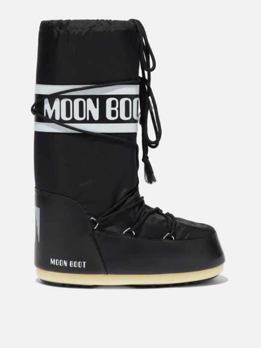 Moon Boot ICON BLACK  NYLON BOOTS