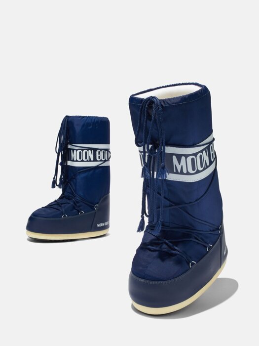 Moon Boot ICON BLUE NYLON BOOTS