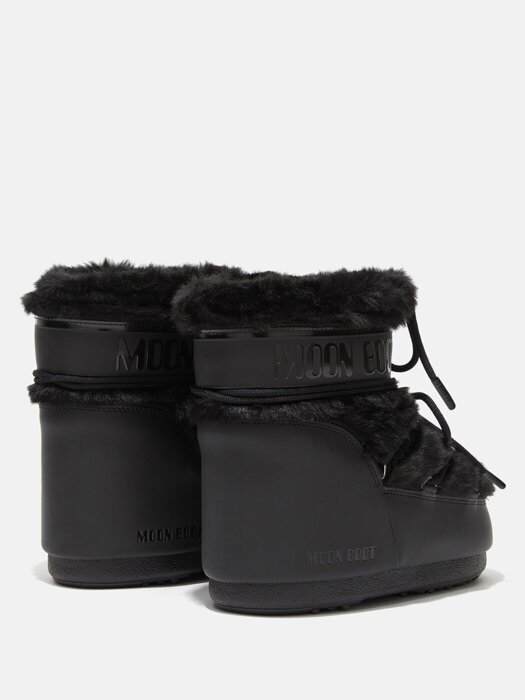 Moon Boot ICON LOW FAUX-FUR BOOTS