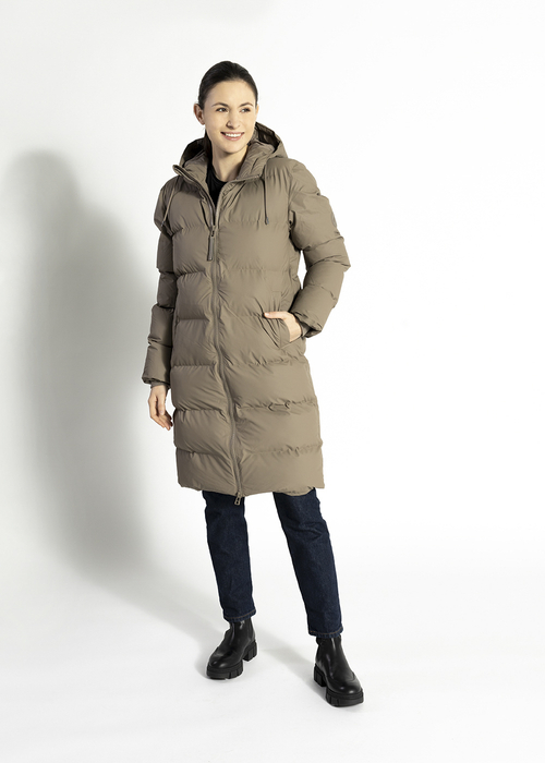 Rains Long Puffer Jacket