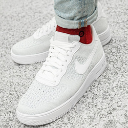 Air force 1 flyknit white low online